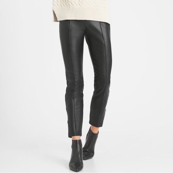 Banana Republic High-Rise Vegan Leather Leggings - Picture 2 of 4
